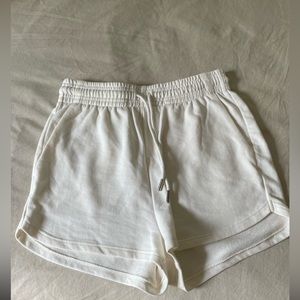 Soft white shorts
